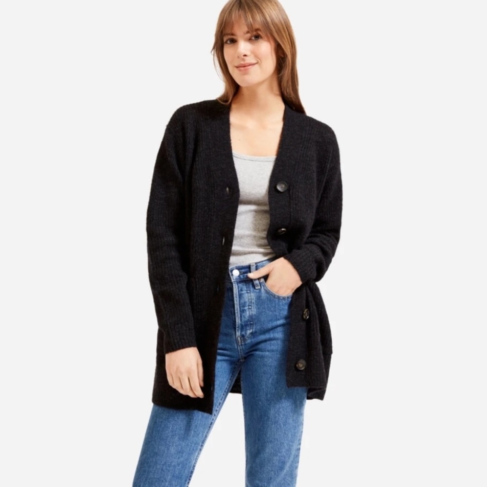 Everlane Oversized Alpaca Cardigan Medium